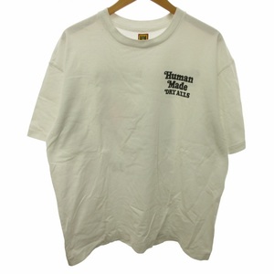 ヒューマンメイド HUMAN MADE ×Girls DoN'T Cry ガールズドントクライ コラボ Graphic Tシャツ カットソー 半袖 白 ホワイト XLサイズ