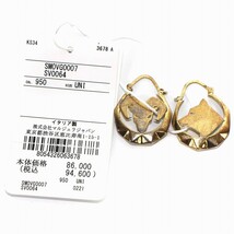 メゾンマルジェラ 11 Maison Margiela 11 アニマルトーテムピアス 両耳用 オオカミ 狼 ヤギ 山羊 ゴールド色 /YI20 ■GY33 レディース_画像1