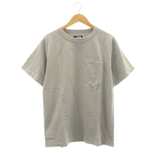 ノースフェイス パープルレーベル THE NORTH FACE PURPLE LABEL NT3103N 7oz H/S Pocket Tee Tシャツ カットソー 半袖 L グレー