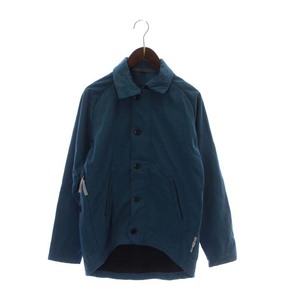 スワーブ SWRVE deck jacket ジャケット ナイロン 裏フリース ダブルジップ XS 青 ブルー /XZ ■GY18 メンズ