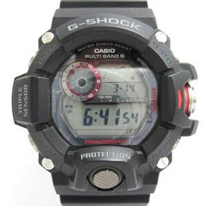 カシオジーショック CASIO G-SHOCK MASTER OF G RANGEMAN レンジマン ST-STEEL 腕時計 デジタル タフソーラー GW-9400 ブラック メンズ