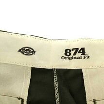 未使用品 ディッキーズ Dickies 874 Original Fit ワークパンツ ペインターパンツ ジップフライ W32 L30 M オリーブグリーン_画像4