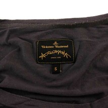 ヴィヴィアンウエストウッド Vivienne Westwood ANGLOMANIA カットソー 七分袖 ドルマンスリーブ S グレー /KQ レディース_画像4