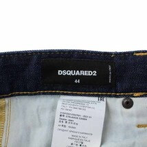 DSQUARED2 ズラタン・イブラヒモビッチ ICON Ibrahimovic 21SS Skater Jean デニムパンツ ジーンズ USED加工 44 S 紺_画像8