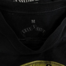 GUNS N ROSES ガンズアンドローゼズ バンドTシャツ カットソー サークルロゴ リメイク ノースリーブ 黒 ブラック Mサイズ 0314 ■GY31 メ_画像7