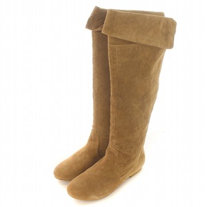  Adieu Tristesse ADIEU TRISTESSE long boots suede . return L 23.5cm tea Brown /IR lady's 