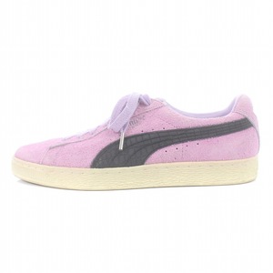 PUMA DIAMOND SUPPLY SUEDE DIAMOND スニーカー シューズ ローカット US10 28cm ピンク 紫 チャコールグレー 36565002 /SI31