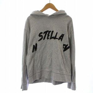  Stella McCartney STELLA McCARTNEY pull over Parker sweat reverse side nappy long sleeve Logo print 14 gray /AQ #GY18 Kids 