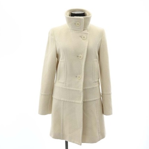  Ined INED Anne gola coat Cesta - long wool .7 S ivory /AT #OS lady's 