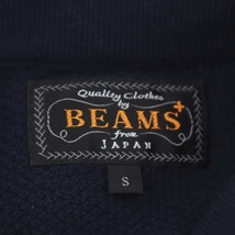 ビームスプラス BEAMS+ ストライプニットポロシャツ 半袖 鹿の子 S 紺 赤 グレー 白 /ES ■OS ■SH レディース_画像3
