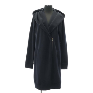  Vivienne Tam VIVIENNE TAM Zip up hood coat long 0 XS navy blue navy /AT #OS lady's 