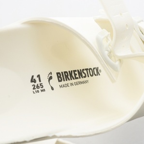 ビルケンシュトック BIRKENSTOCK Arizona EVA narrow アリゾナ ナロー サンダル ストラップ 幅狭 26.5cm 白 ホワイトの画像4