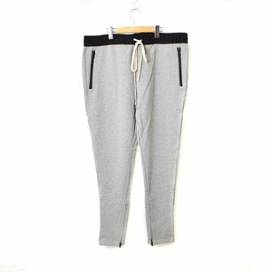 FOG ESSENTIALS FEAR OF GOD SIDE ZIP SWEAT PANTS サイドジップ スウェットパンツ XL グレー メンズ