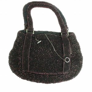  Anteprima ANTEPRIMA charm attaching handbag pink × black IBO48 0321 lady's 