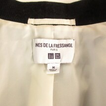 ユニクロ UNIQLO × イネス・ド・ラ・フレサンジュ INES DE LA FRESSANGE コラボ セットアップ ジャケット パンツ コーデュロイ コットン M_画像3