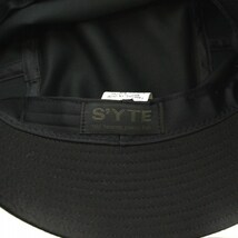 サイト YOHJI YAMAMOTO PE/RAYON GABARDINE STRETCH BUCKET HAT レーヨンギャバジンストレッチバケットハット バケハ F 黒 UU-H17-912_画像6