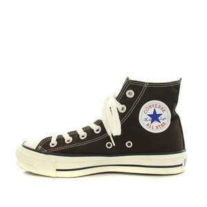 コンバース CONVERSE オールスター ALL STAR スニーカー シューズ ハイカットキャンバス ラバー 5 24.0cm 黒 ブラック 白 レディース