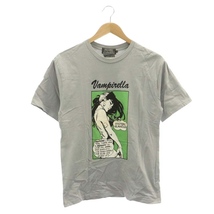 ヒステリックグラマー HYSTERIC GLAMOUR VAMPIRELLA/FEEL HYSTERIC Tシャツ カットソー 半袖 プリント コットン S グレー マルチカラー_画像1