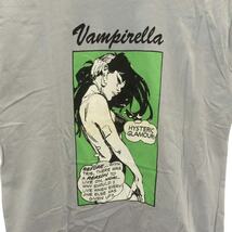 ヒステリックグラマー HYSTERIC GLAMOUR VAMPIRELLA/FEEL HYSTERIC Tシャツ カットソー 半袖 プリント コットン S グレー マルチカラー_画像4