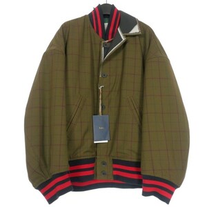 未使用品 カラー kolor 23AW CLUB PLAID BLOUSON チェック ジャケット 2 ブラウン 茶 23WCM-G01101B 国内正規 メンズ