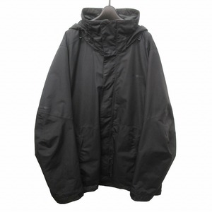 パタゴニア Patagonia スノーショット 30951 Snowshot H2no Shell Jacket マウンテンパーカー ロゴ プリント 比翼 黒 ブラック L メンズ