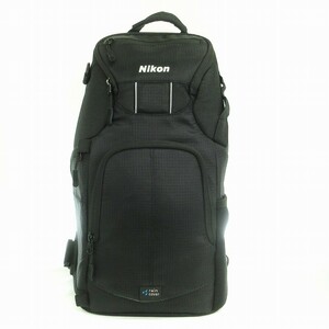 ニコン Nikon 美品 スポルト ワンショルダー カメラバッグ ボディ 斜め掛け SPOSB 黒 ブラック 鞄 ■SM1 メンズ レディース