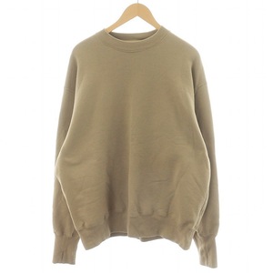 Unlikely アンライクリー 23AW Split Raglan Sleeve Crew スウェット トレーナー 長袖 XL ベージュ U23F-13-0002 /AN25 メンズ