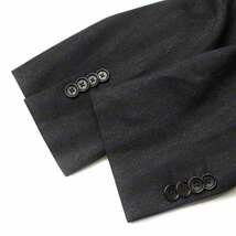 ETRO スーツ セットアップ 上下 テーラードジャケット シングル ペイズリー柄 スラックス テーパードパンツ 46 L チャコールグレー 紫_画像9