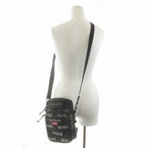 シュプリーム SUPREME 16AW 3M Reflective Repeat Shoulder Bag リフレクター ショルダーバッグ ナイロン ロゴ 総柄 黒 ブラック_画像8