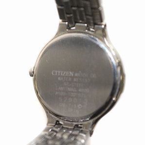 シチズン CITIZEN EXCEED エクシード 腕時計 ウォッチ ソーラー クォーツ Eco-Drive エコドライブ 文字盤黒 シルバー色 A980-T001921の画像3