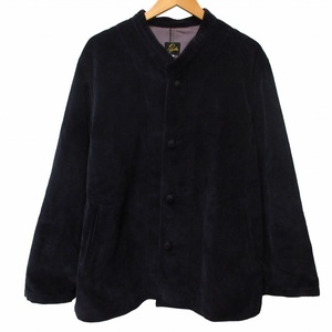 ニードルス Needles Oriental Button Stand Collar Coverall チャイナシャツ ジャケット コーデュロイ 長袖 パープル L