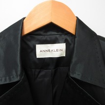 アンクライン ANNE KLEIN 美品 セットアップ フォーマル スーツ パンツ サテン地 黒 ブラック 11 約M-Lサイズ 0317 ■GY31 レディース_画像8