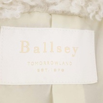 ボールジー BALLSEY トゥモローランド 22AW プードルファー クルーネックジレ ベスト 前開き 36 ライトベージュ /HS ■OS レディース_画像3