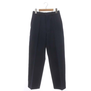 マーカウェア MARKA WARE 22SS FLAT FRONT TROUSERS パンツ センタープレス ジッパーフライ ウール 1 紺 ネイビー /DO ■OS ■AD メンズ