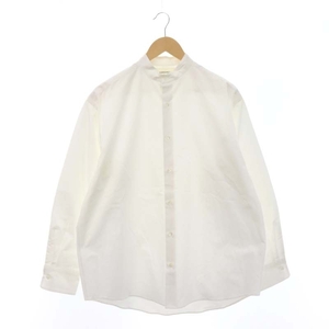 マーカウェア MARKA WARE 23SS COMFORT FIT BAND COLLAR SHIRTS シャツ 長袖 バンドカラー 1 オフホワイト /DO ■OS メンズ