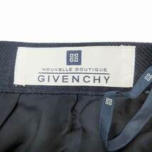 美品 80s 90s ジバンシィ GIVENCHY ヴィンテージ リネン100％ スカート 膝丈 ハーフ フレア ボトムス NOUVELLE BOUTIQUE vintage 10_画像5