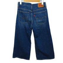 リーバイス Levi's クロップド デニム ジーンズ ジーパン バギーパンツ W27 インディゴブルー IBO48 0322 レディース_画像2