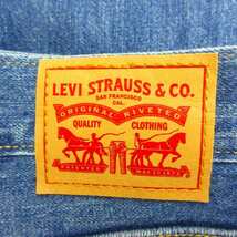 リーバイス Levi's クロップド デニム ジーンズ ジーパン バギーパンツ W27 インディゴブルー IBO48 0322 レディース_画像3