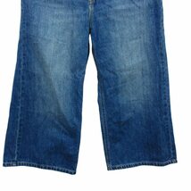 リーバイス Levi's クロップド デニム ジーンズ ジーパン バギーパンツ W27 インディゴブルー IBO48 0322 レディース_画像5