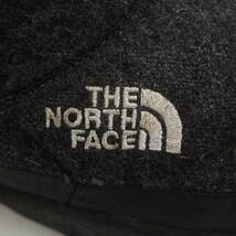 THE NORTH FACE NUPTSE BOOTIE WOOL SHORT ヌプシ ブーティ ウール ショート 撥水 ロゴ 刺繍 US8 26cm チャコールグレー NF51491_画像5