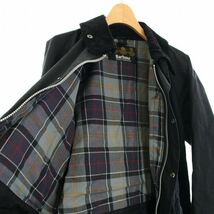 バブアー Barbour SL BEDALE オイルドジャケット ブルゾン ジップアップ アウター 36 S 黒 ブラック 1202135 /TK メンズ_画像3