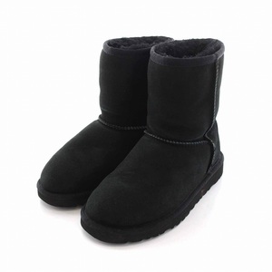 アグ オーストラリア UGG australia クラシックショート Classic Short ムートンブーツ US2 21cm 黒 ブラック 5251 /YM キッズ