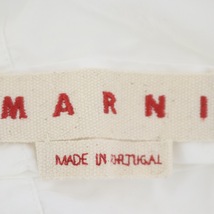 マルニ MARNI コットンプルオーバーブラウス シャツ 長袖 36 白 ホワイト /DF ■OS レディース_画像3