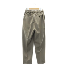 マーカウェア MARKA WARE 22SS CLASSIC FIT TROUSERS 3 トラウザーズパンツ スラックス テーパード タック 1 モカ /ES メンズ_画像2