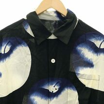 ミスターハリウッド N.HOOLYWOOD HALF SLEEVE SHIRTシャツ カジュアル 半袖 りんご 42 XL 黒 ブラック 2231-SH53-080_画像4