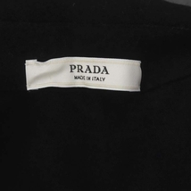 プラダ PRADA フレアジャケット リボン ウール 黒 ブラック /MF ■OS レディース_画像3