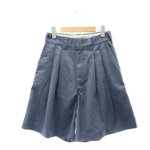 シンゾーン Shinzone TOMBOY SHORTS ハーフパンツ ショートパンツ タック 34 ブルーグレー 21MMSPA09 /DF ■OS レディース_画像1