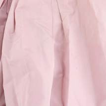 ミュウミュウ miumiu サーキュラースカート ひざ丈 ギャザー サイドジップ 36 XS ピンク /YQ ■OS レディース_画像6