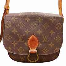 ルイヴィトン LOUIS VUITTON モノグラム サンクルーMM ショルダーバッグ ポーチ M51243 ブラウン 0326 レディース_画像1