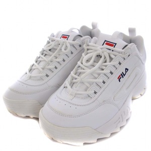  filler FILAtislapta-2 DISPURTOR 2 sneakers shoes US8 26cm white white 1FM00864-121 /BM lady's 